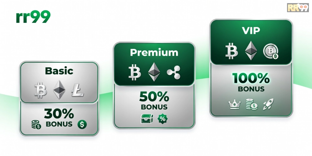 Bảng giá chi tiết các gói dịch vụ crypto casino rr99 cập nhật năm 2025 với ưu đãi nổi bật
